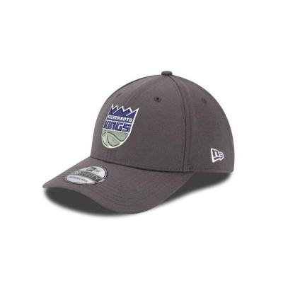 Grey Sacramento Kings Hat - New Era NBA Team Classic 39THIRTY Stretch Fit Caps USA0926845